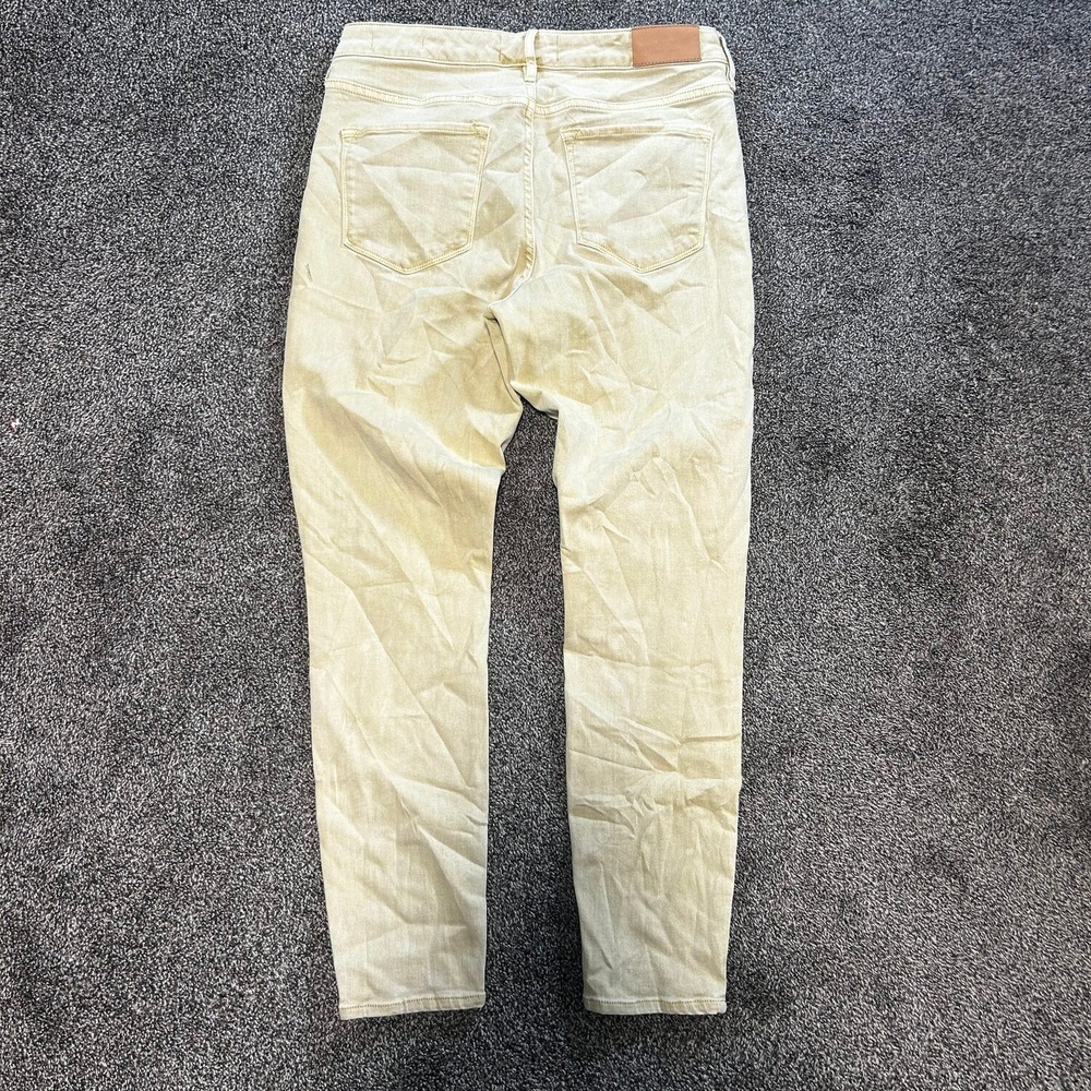 Dear John Jeans Women 29 Tan Excellent Mid Rise Slim Fit Tapered Denim - Picture 3 of 5